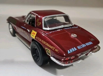 DAMAGED Ertl 1967 Corvette Sting Ray 427 Ko Motion Baldwin Chevrolet 1:18 Scale - Image 1 of 4