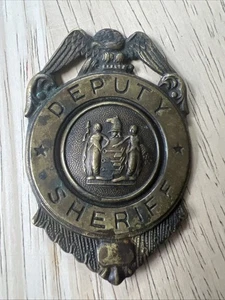 Rare New Jersey deputy sheriff missing pin on back made in Japan - Picture 1 of 16