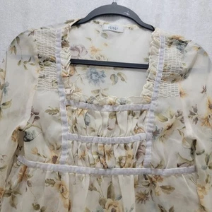 Babydoll Ethereal Campesino Para Mujer Talla XS/S Lechera Fairycore Cottagecore Elegante - Imagen 1 de 8