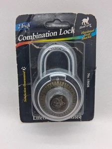 Silver Lynx Combination Lock 2 Inch - Open Package - Picture 1 of 10