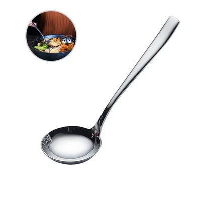  Cucchiaio da minestra in acciaio inossidabile 304 addensato Cucchiaio da - Immagine 1 di 4