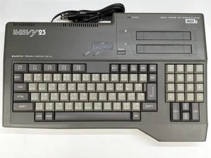 Computadora doméstica japonesa SANYO PHC-23J MSX2 23 64 KB RAM 128 KB VRAM de colección - Imagen 1 de 15