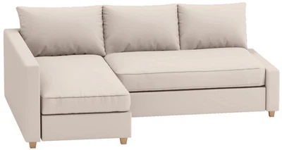 Durable Polyester Flax Friheten Sleeper Sofa Cover Replacement is Custom Made... - Image 1 of 4