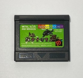 Neo Geo Pocket - Metal Slug 2nd Mission PAL - Cartridge Only (Untested)