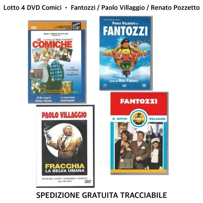 FANTOZZI • LOTTO DI 4 FILM DVD • Paolo Villaggio • ITA • Italiano - Immagine 1 di 4