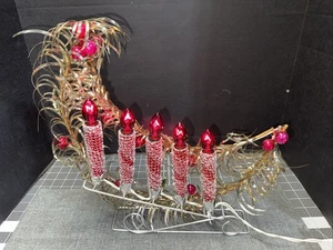 MIROSTAR WEIHNACHTSKERZENLEUCHTER ALUMINIUM, QUECKSILBER GLASKUGELN ELEKTRISCH 50er Vintage - Bild 1 von 6