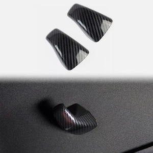 Carbon Fiber Style Rear Ceiling Roof Hook Cover Trim For Dodge Challenger 2015+ - Picture 1 of 6