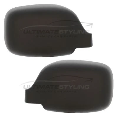 Tapa de espejo retrovisor puerta Renault Kangoo MK1 2003-2009 par negro izquierda y derecha Foto 1 de 4