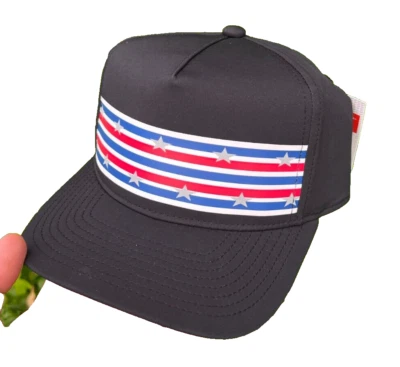 Sombrero de golf Srixon Golf edición limitada US OPEN estrellas y rayas Snapback COLOR: negro Foto 1 de 2
