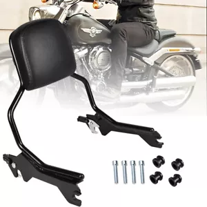 Respaldo barra Sissy vertical con almohadilla para Harley Softail Fat Boy Breakout 18-más tarde - Imagen 1 de 8