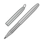 Fisher Specialty Ballpoint Pen Bullet Space With Ring For Chain New 350Cn