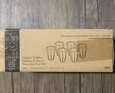 Pampered Chef ~ 19 oz Set of 6 Outdoor Tumblers #2826 - NIB Blue & Green Plastic