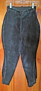 ELIZABETH G SCHWARZE KORD STRETCH REITHOSE 27L Dressur  - Bild 1 von 4