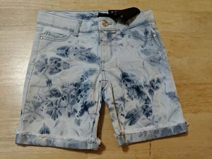 New Girls Size 6 Bermuda Denim Shorts By Jordache - Picture 1 of 2