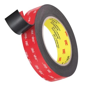 3M DOUBLE SIDED TAPE HEAVY DUTY ADHESIVE STRONG STICKY MOUNTING ROLL GREY/CLEAR - Picture 1 of 2