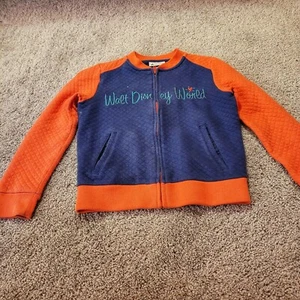 Disney Parks Girls Jacket Medium Quilted Mickey & Minnie Walt Disney World - Picture 1 of 6