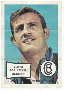 1970 Nrl Rugby League Scanlens Mini Poster George TAYLFORTH Berries :: - Picture 1 of 2