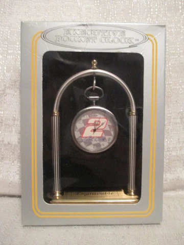 Sun Time Rusty Wallace #2 Executive Sports Pocket Clock Racing Nascar Cover