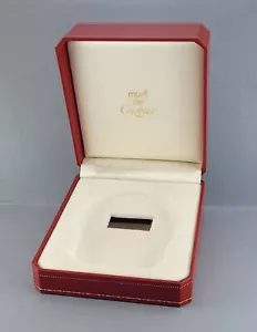 Vintage Cartier Pendulette Colisee table / travel alarm clock BOX. Circa 1990's - Picture 1 of 12