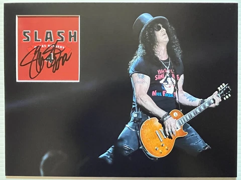 Guns n Roses: Slash Autograph - Signed 12x16 Photo, AFTAL [K1808] Cover