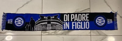Sciarpa Inter Di Padre In Figlio Logo Nuovo 2024 Prodotto ufficiale - Immagine 1 di 3