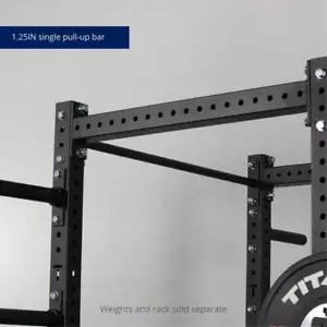 Titan Fitness X-3 Series 80" Silver Bolt-Down Power Rack Extension Kit, 24" Dept - Picture 1 of 8