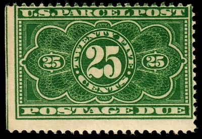 US #JQ5 25c 1913 Parcel Post Postage Due, Fine MNH (CV $175) - Image 1 of 2