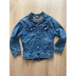 Zara denim jacket girls size 11/12 blue basic classic - Picture 1 of 4
