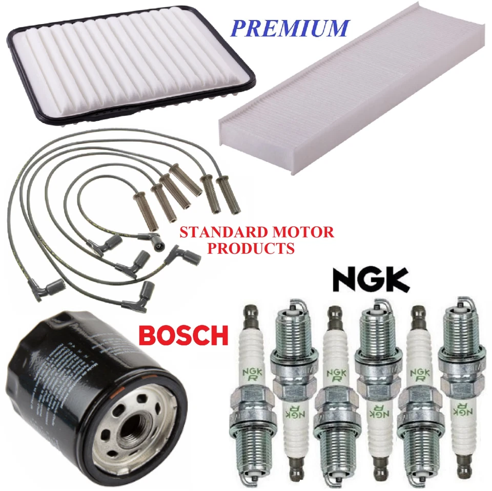 Kit de afinación filtros bujías de cable aptas para Pontiac Torrent V6; 3,4 L 2006-2009 Foto 1 de 1