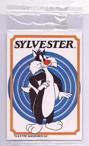 1990 Warner Bros. TYSON Looney Tunes Insert Sylvester ( Still sealed ) - Picture 1 of 2