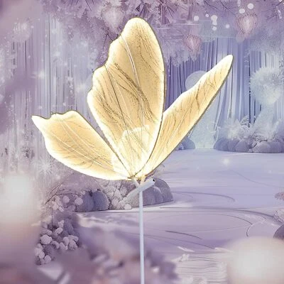 1 PIEZA 80 cm LED Boda Mariposa Lámpara de Pie Creativa Mariposa Lámpara de Techo Accesorios Foto 1 de 4