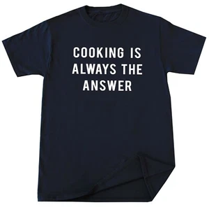 Funny Cooking T-shirt Chef Cook Foodie Food Lover BBQ Barbecue Birthday Gift - Picture 1 of 3