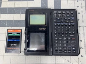 Vintage Sharp OZ-7000 WIZARD Electronic Organizer Calculator UnTESTED As Is (C1) - Picture 1 of 12