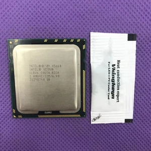 Intel Xeon X5660 2.8 GHz 3.5GHz Turbo 6 Core 12MB Cache SLBV6 CPU Processor - Picture 1 of 2