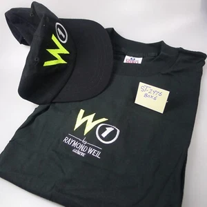 Raymond Weil Geneva Black T-Shirt & Hat.  100% Cotton, Size XL. - Picture 1 of 6