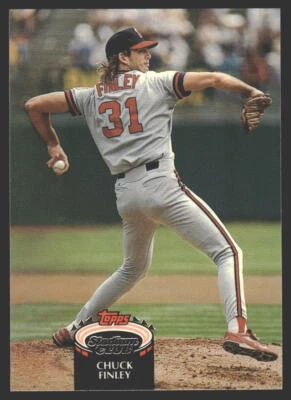 Chuck Finley #315b 1992 Stadium Club California Angels - Image 1 of 2