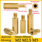 M2 M2.5 M3 männlich bis weiblich Messing Hex Säule Abstandsbolzen für PCB PC