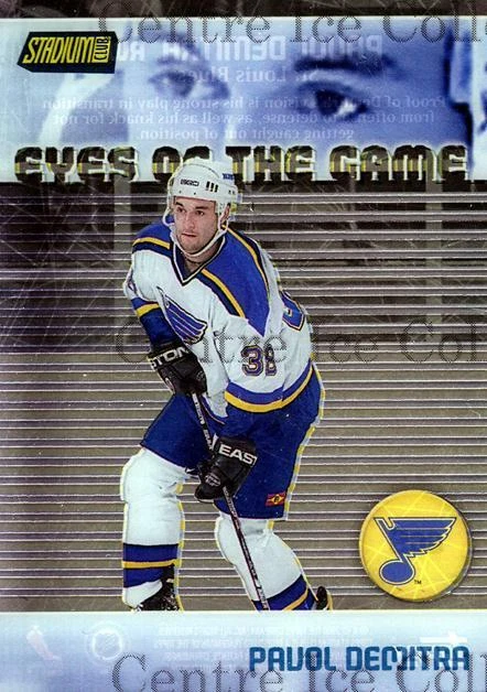 1999-00 Stadium Club Eyes of the Game #9 Pavol Demitra - Image 1 of 1