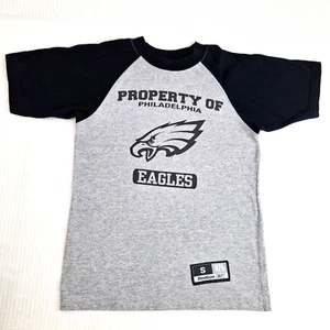 NFL Reebok Philadelphia Eagles Jugend Kinder Größe S Small 8 Shirt grau kurzarm - Bild 1 von 13