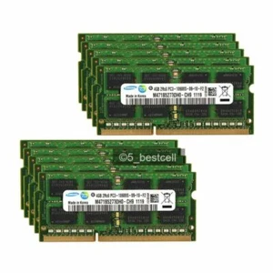10pcs Samsung 4GB PC3-10600s DDR3 1333 MHz 204pin SO-DIMM Laptop Memory Ram - Picture 1 of 2
