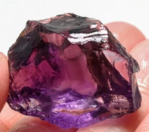 64Ct VVS Natural Deep Purple Amethyst Facet Rough Specimen YDAg4791 - Picture 1 of 3