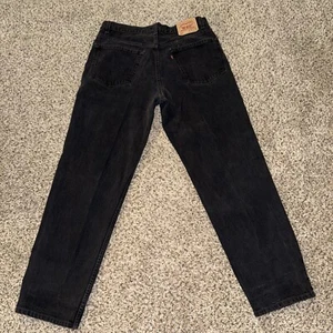 Levi's 550 Mens Black jeans Made in USA 38x32 Vintage 90s - Picture 1 of 9