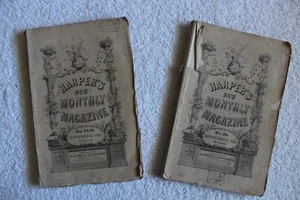 HARPER'S NEW MONTHLY MAGAZINE - September & November, 1853 Pre Civil War - Bild 1 von 14