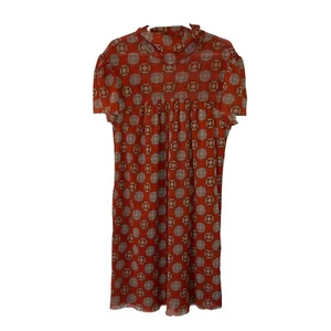 Sweet Pea by Stacy Frati Girls Dress Medium Mid Century Geometric Pattern Mesh - Picture 1 of 6