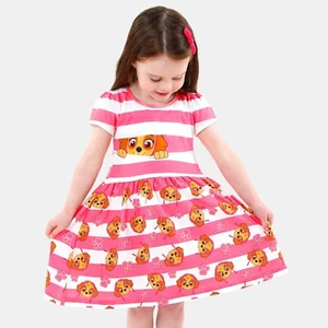 Paw Patrol Skye Dress Kids Girls 18 24 Months 2 3 4 5 6 7 8 Years Frock Outfit - Picture 1 of 7