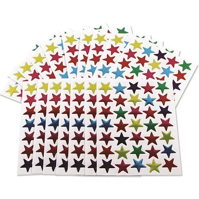 700 Reward Stickers Stars Coloured Teacher Merit award