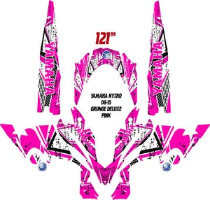 YAMAHA NYTRO SNOWMOBILE WRAP DECAL STICKERS 05-16 GRUNGE basic with tunnels - Bild 1 von 4