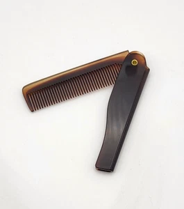 1pc Portable Folding Beard, Mustache & Any Hair Pocket Size Grooming Comb - Picture 1 of 7