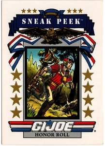 Impel G.I. Joe Series 1 Trading Card #195 • Sneak Peek • Hasbro 1991 ARAH - Picture 1 of 2