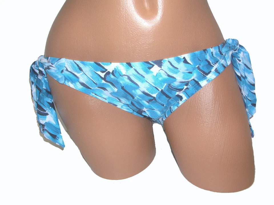 Perry Ellis NEW Blue Women's Size M Medium 8 10 Swimsuit Bikini Bottom $48 3380 - Image 1 of 1